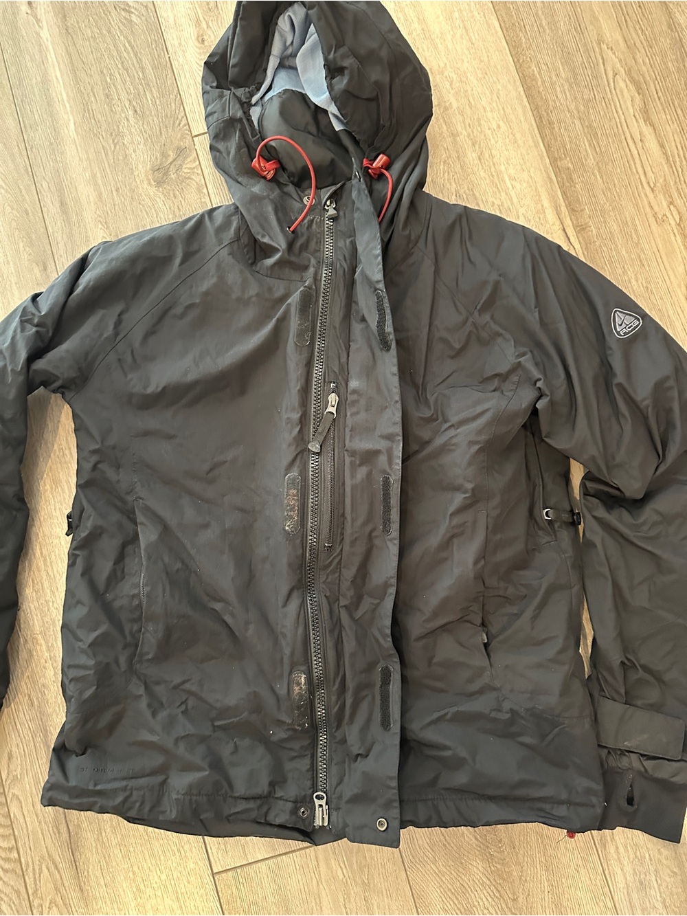 Vintage Nike ACG jacket black ladies large 12/14 - Picture 3 of 10